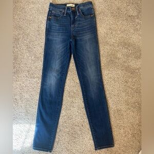 Madewell Jeans. 10” High Rise Skinny.